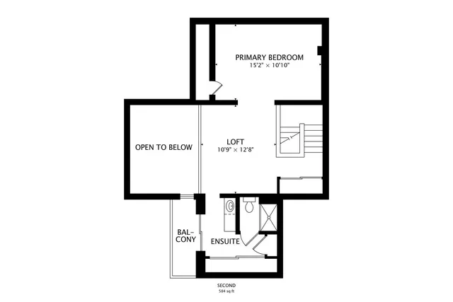 a picture of a bench in a white building