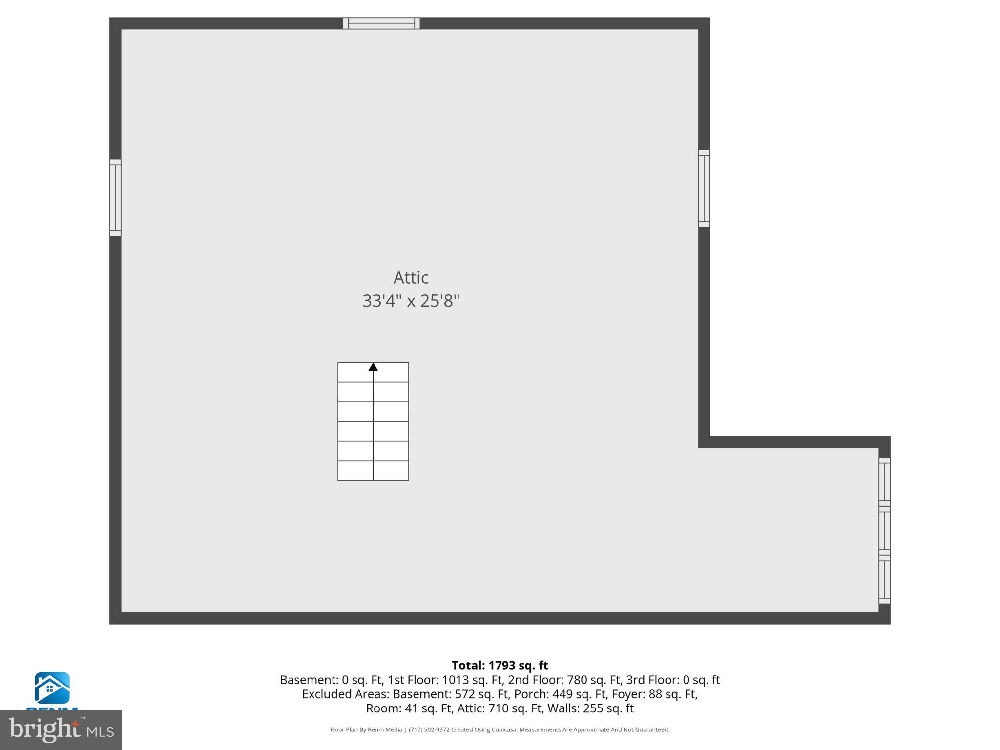 3143 Baltimore Pike Hanover, PA 17331 - Photo 51 of 52 Spacious attic layout for endless potential.