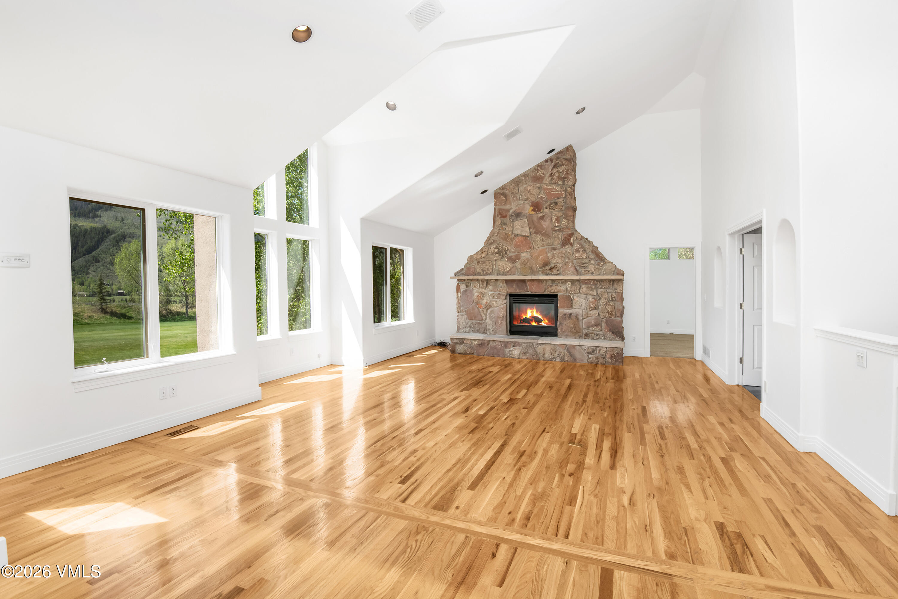 471 Rawhide Road Edwards, CO 81632 - Photo 2 of 51 a view of empty room with fireplace and wooden floor