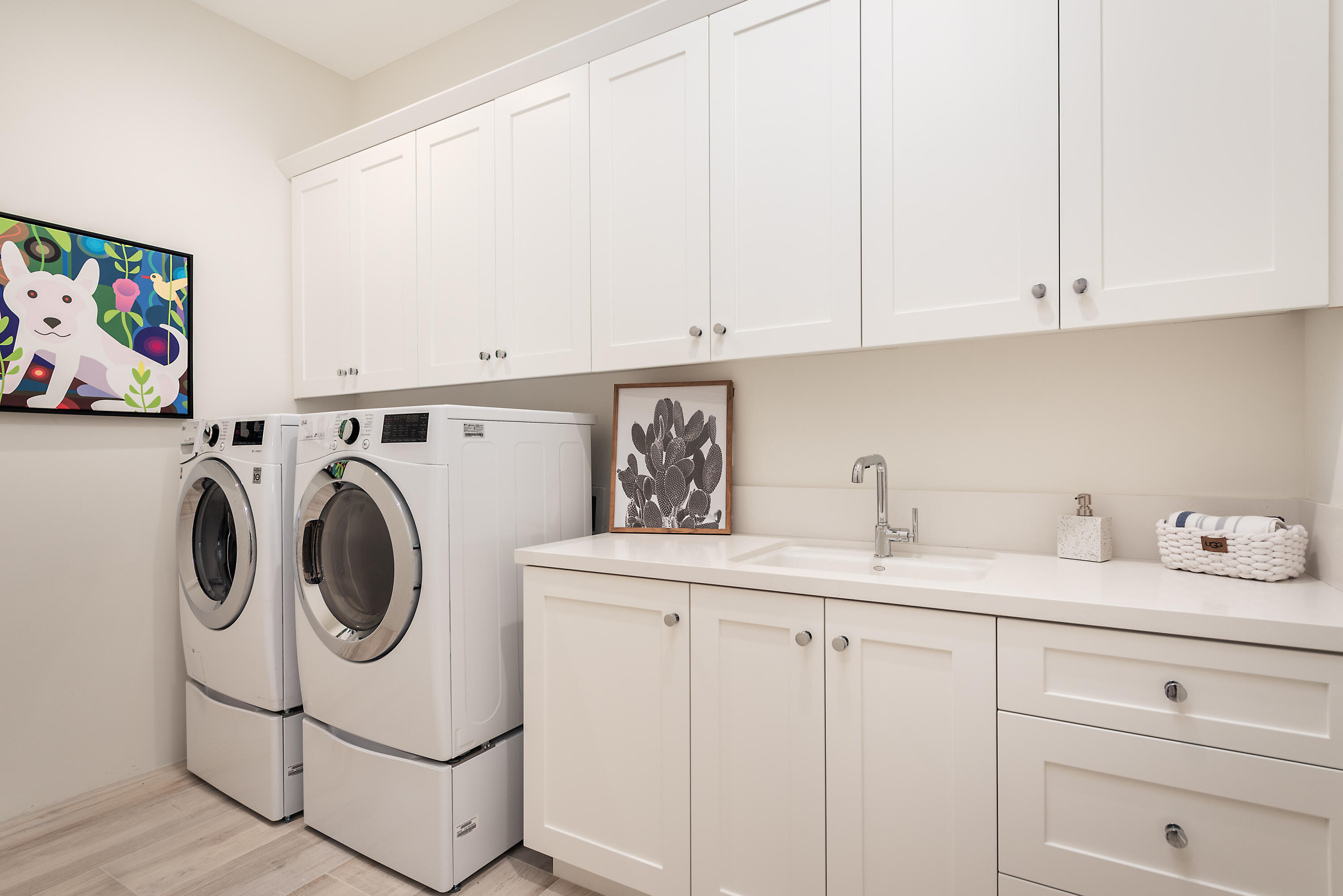 81660 Andalusia La Quinta, CA 92253 - Photo 30 of 36 a utility room with sink dryer and washer