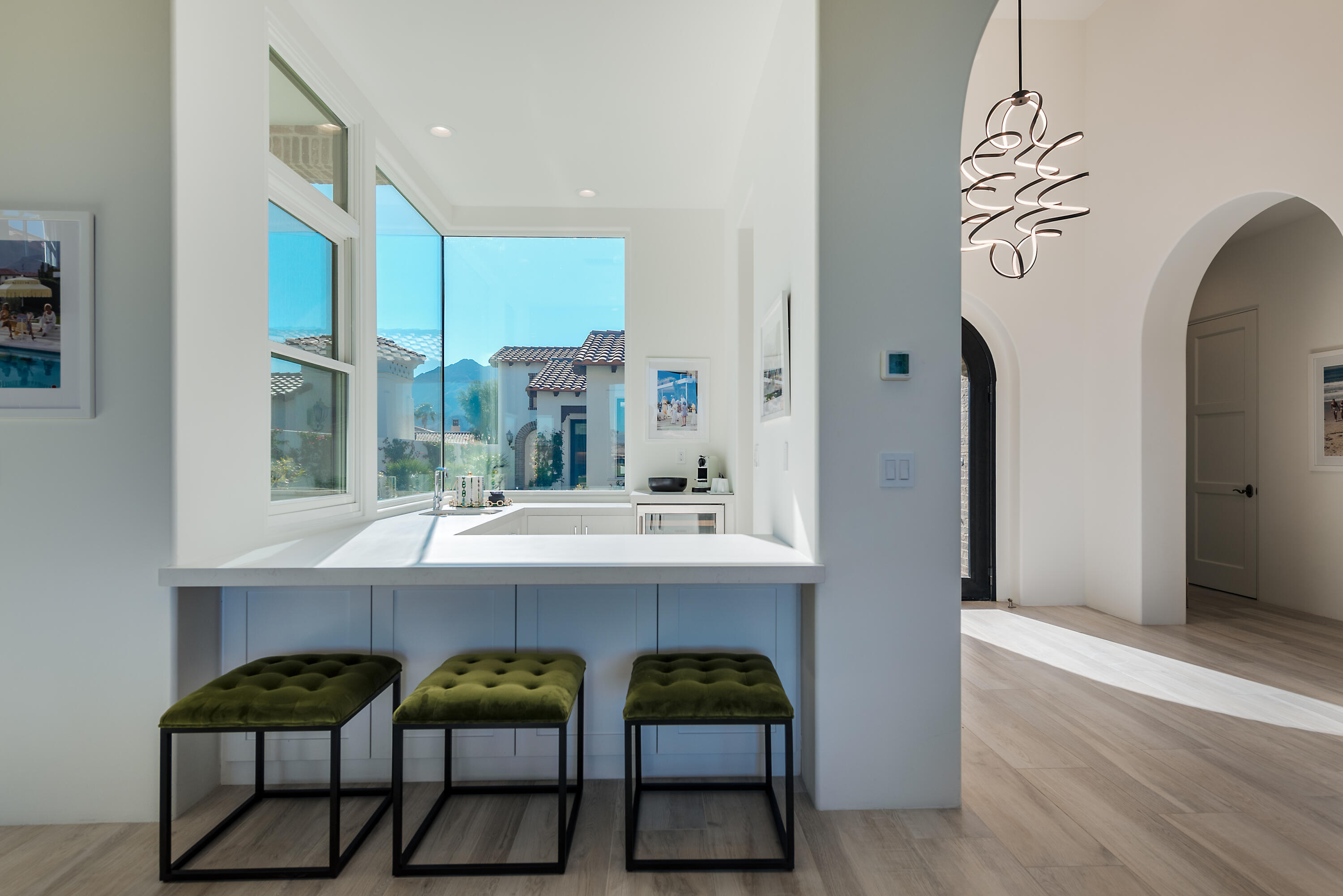 81660 Andalusia La Quinta, CA 92253 - Photo 8 of 36 a view of living room with furniture and wooden floor