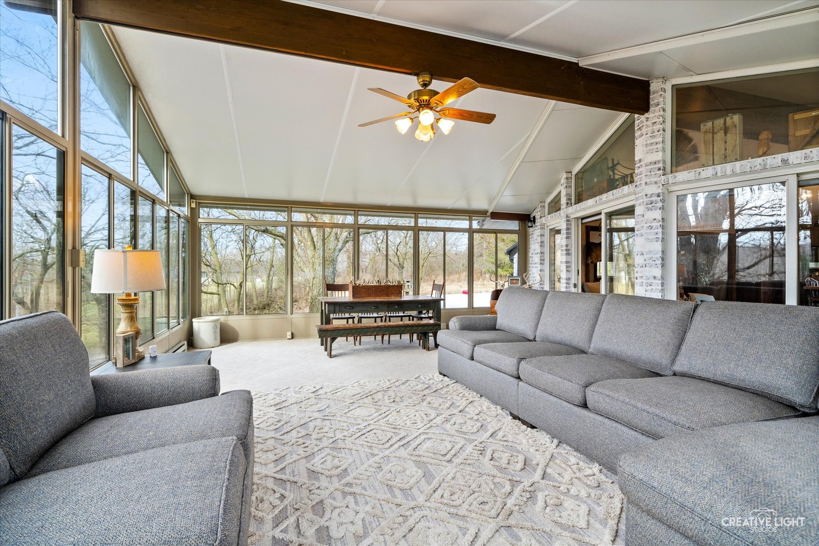 6815 West Dupont Road Morris, IL 60450 - Photo 16 of 34 a living room with furniture and a large window
