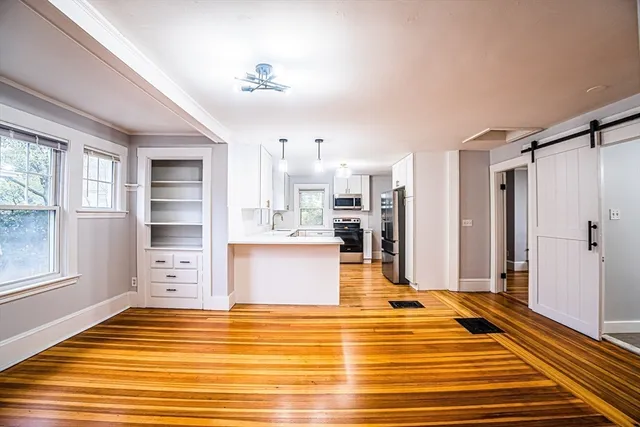 a view of a living room