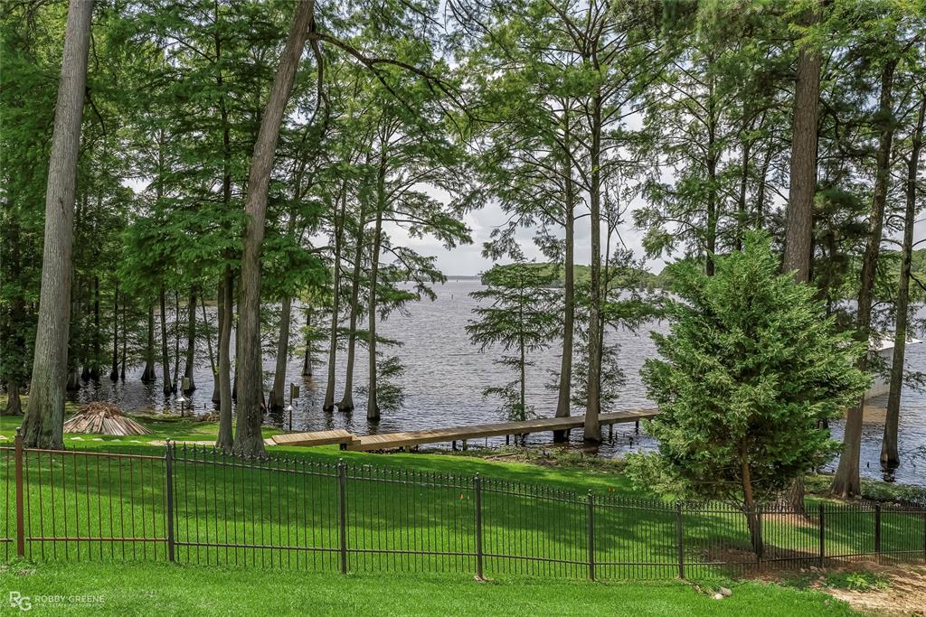 View of yard featuring a water view