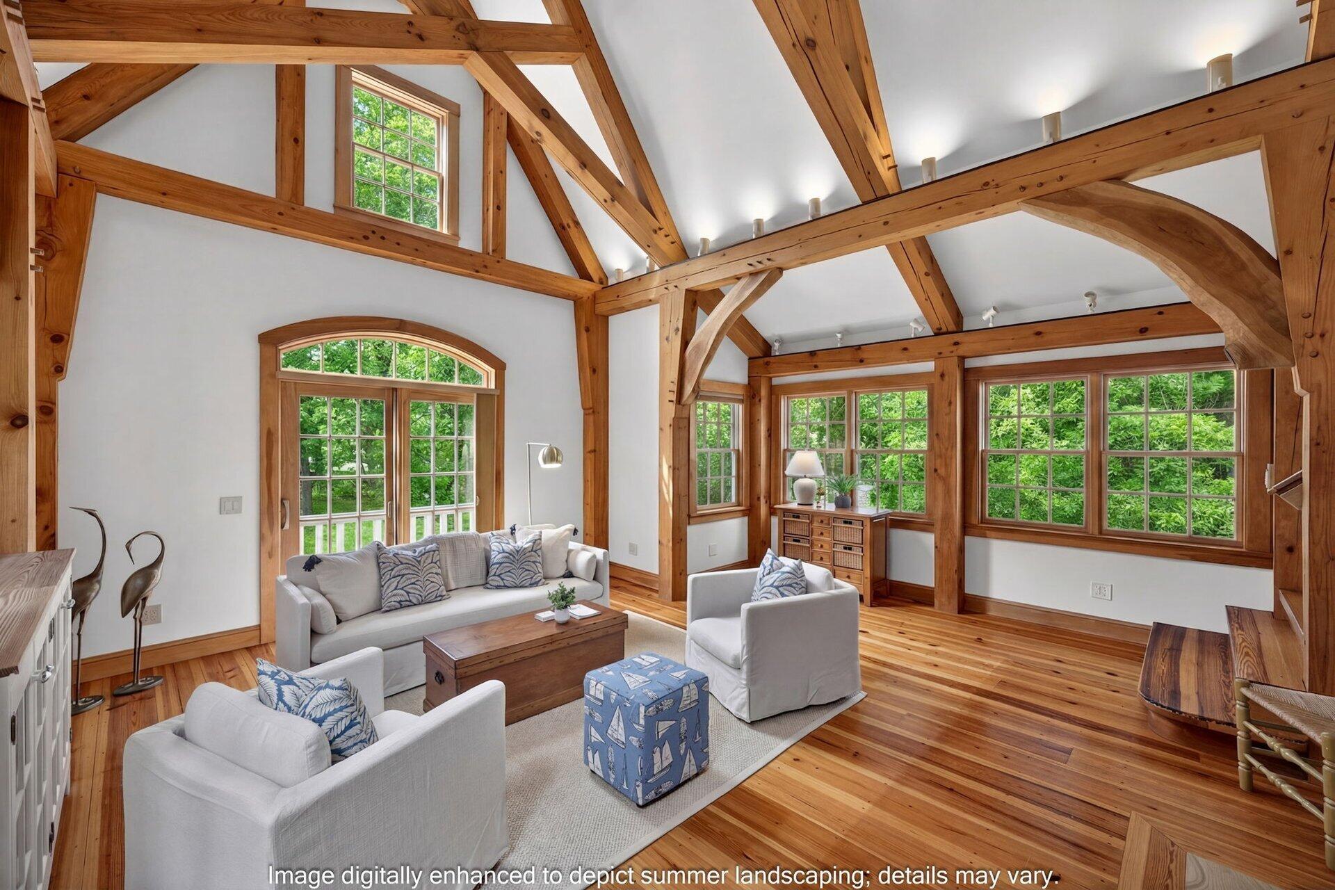 2079 Head Of The Bay Road Harwich, MA 02645 - Photo 21 of 43 a living room with furniture and a large window