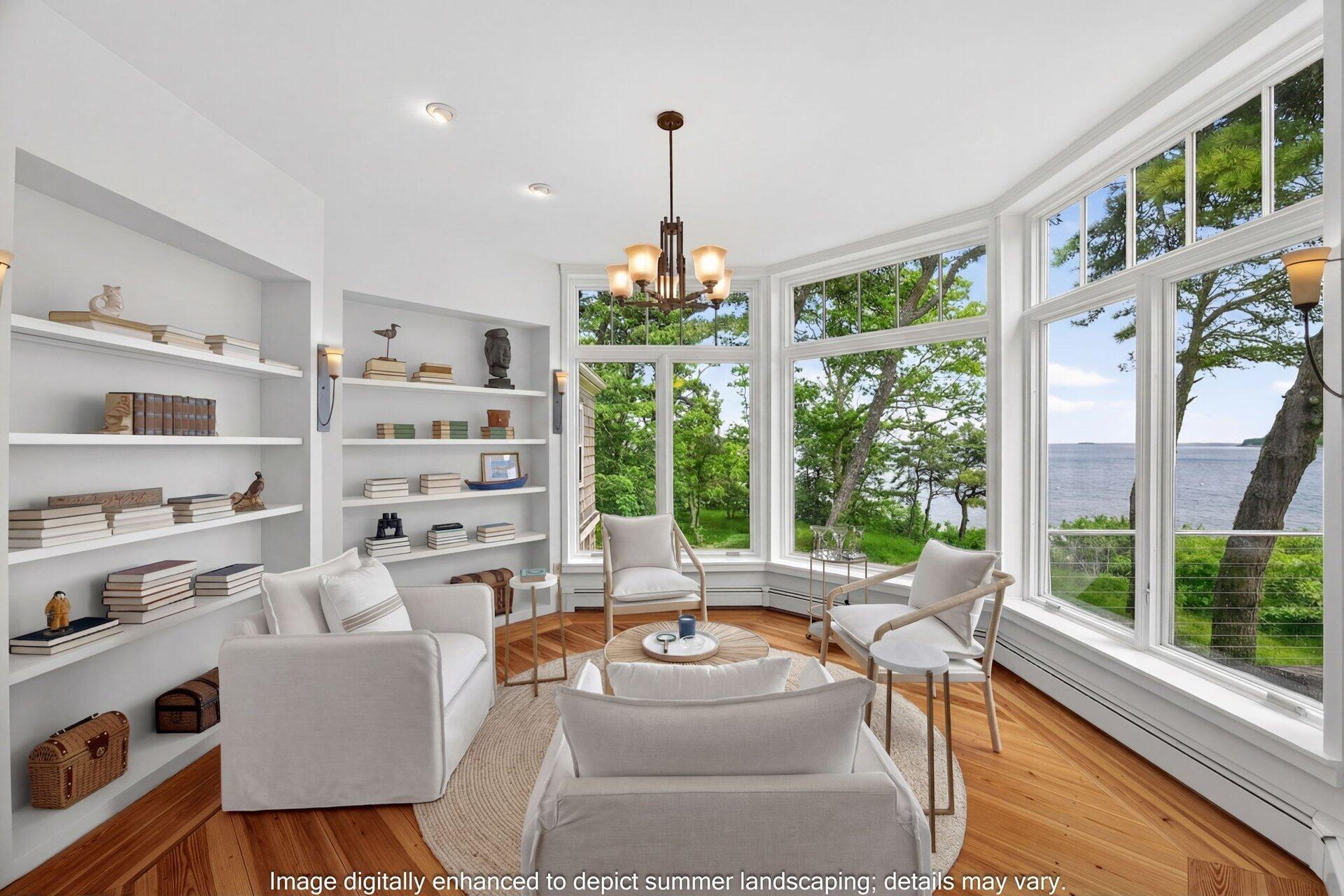 2079 Head Of The Bay Road Harwich, MA 02645 - Photo 28 of 43 a living room with furniture a large window and a rug