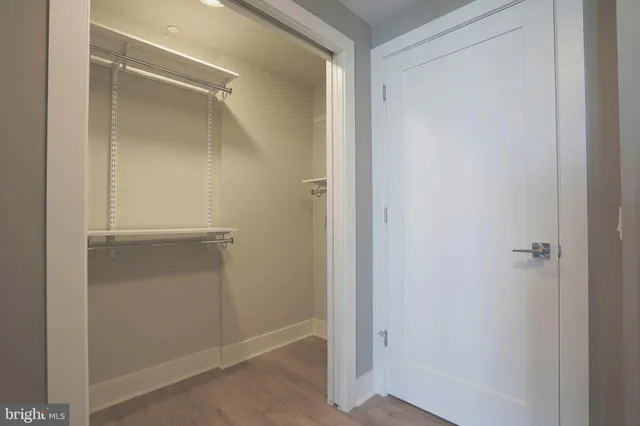 a view of closet area