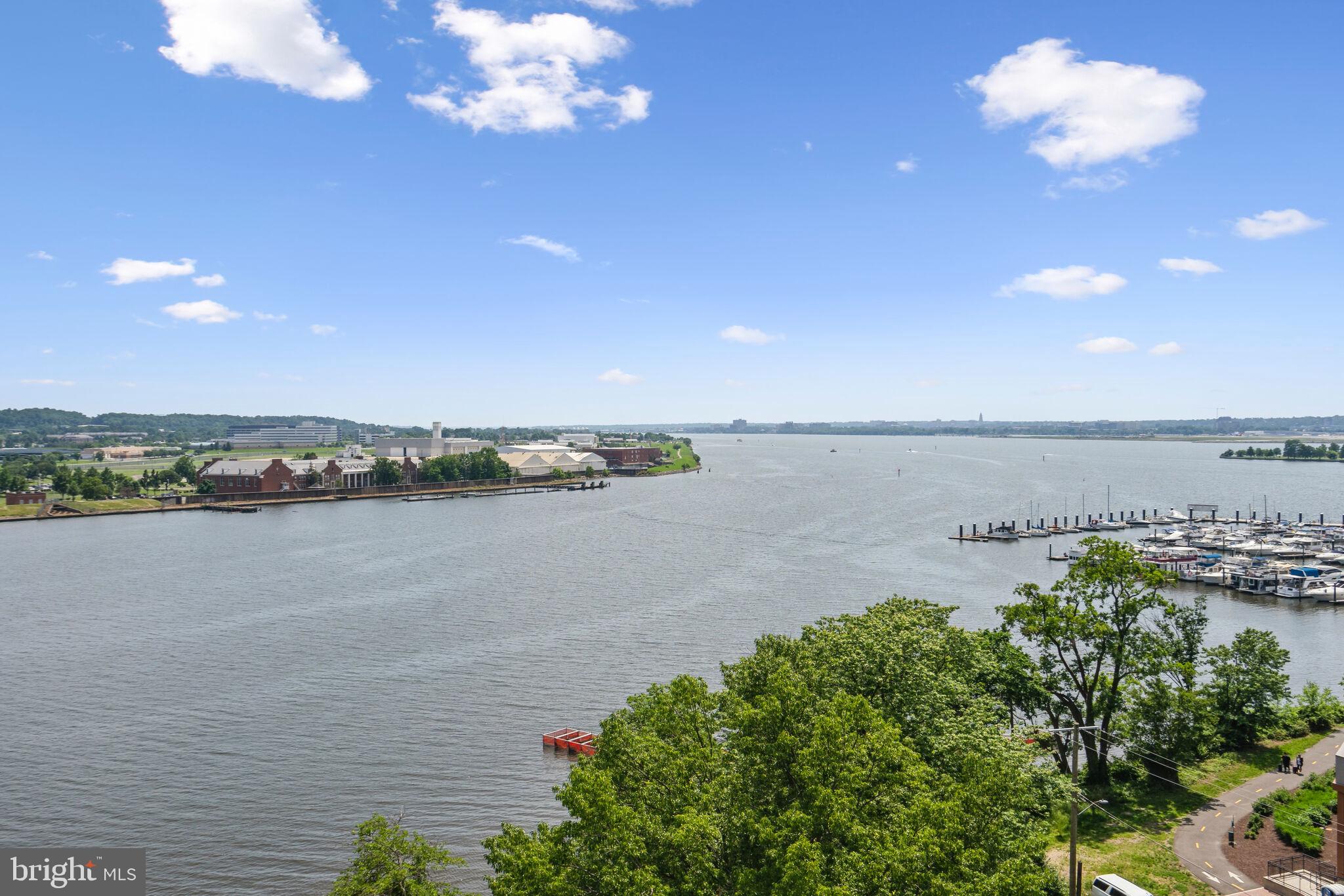 88 V Street Southwest, Unit PH1 Washington, DC 20024 - Photo 27 of 66 Buzzard's Point Marina view from terrace
