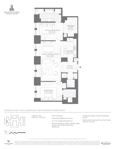 $6,500,000 | 303 Park Avenue, Unit 2412 | Midtown East