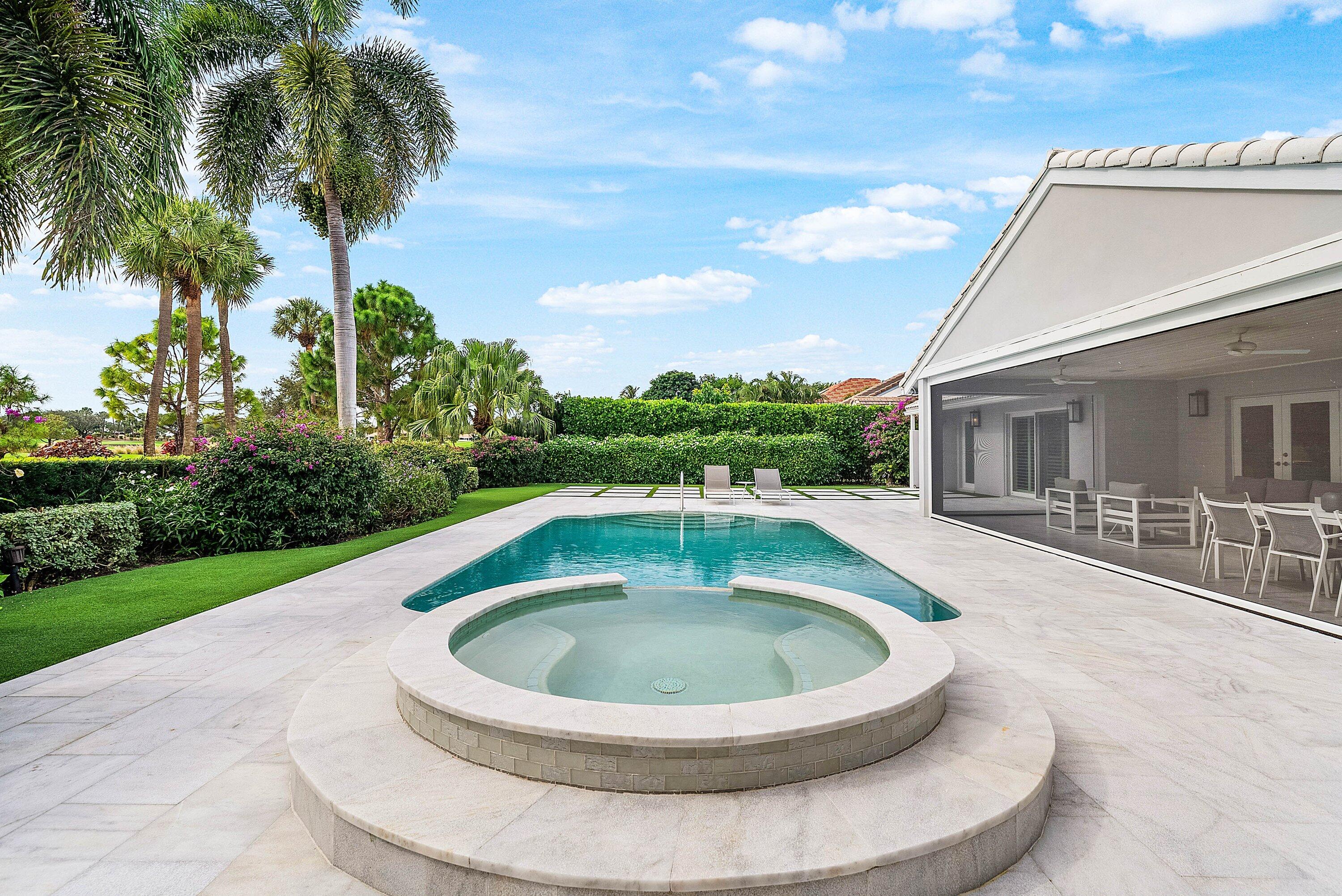 4199 Bocaire Boulevard Boca Raton, FL 33487 - Photo 50 of 82 a view of outdoor space yard swimming pool and slide