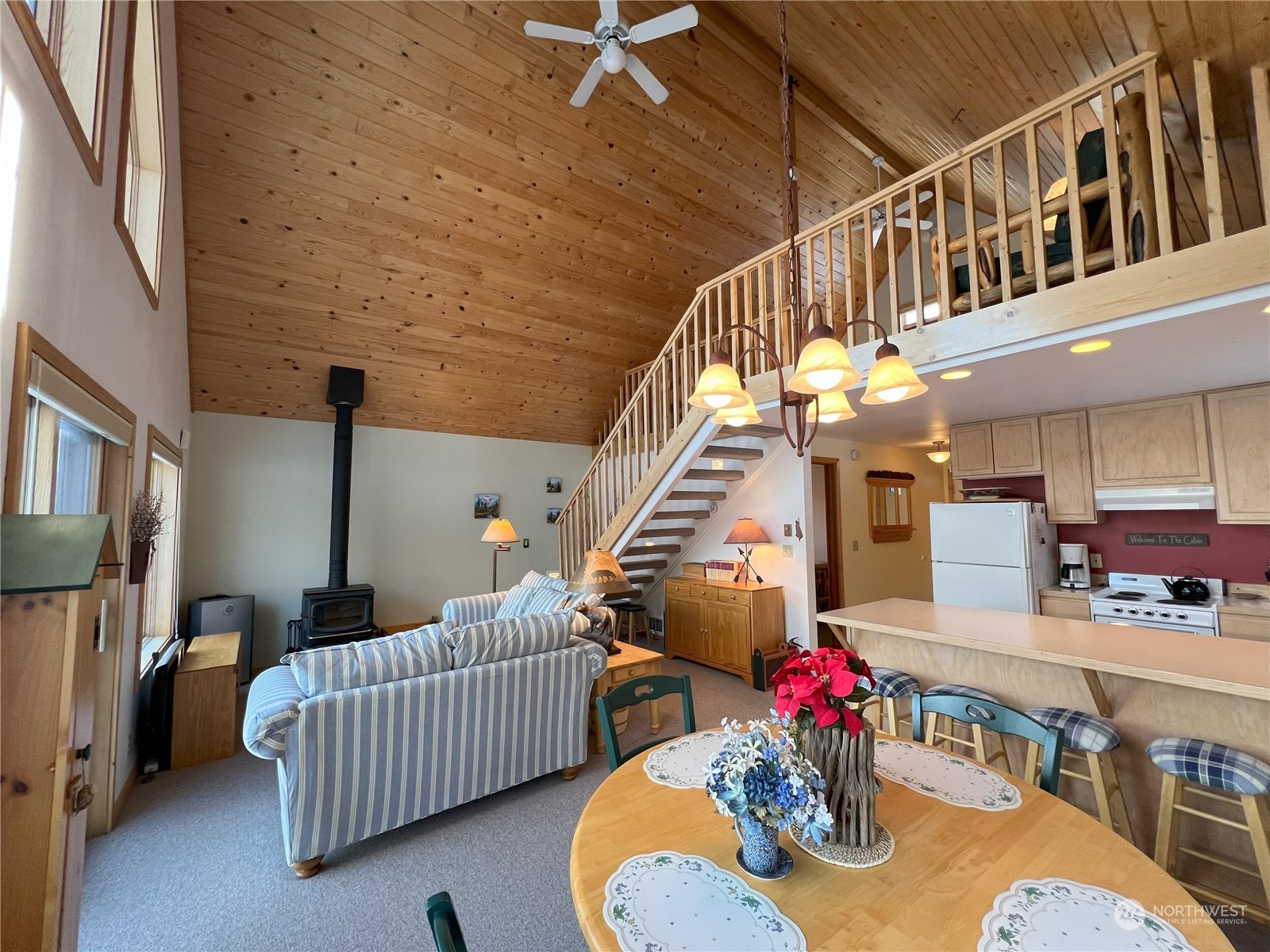 30 Left Fork Wolf Creek Road Winthrop, WA 98862 - Photo 20 of 40 a living room with furniture