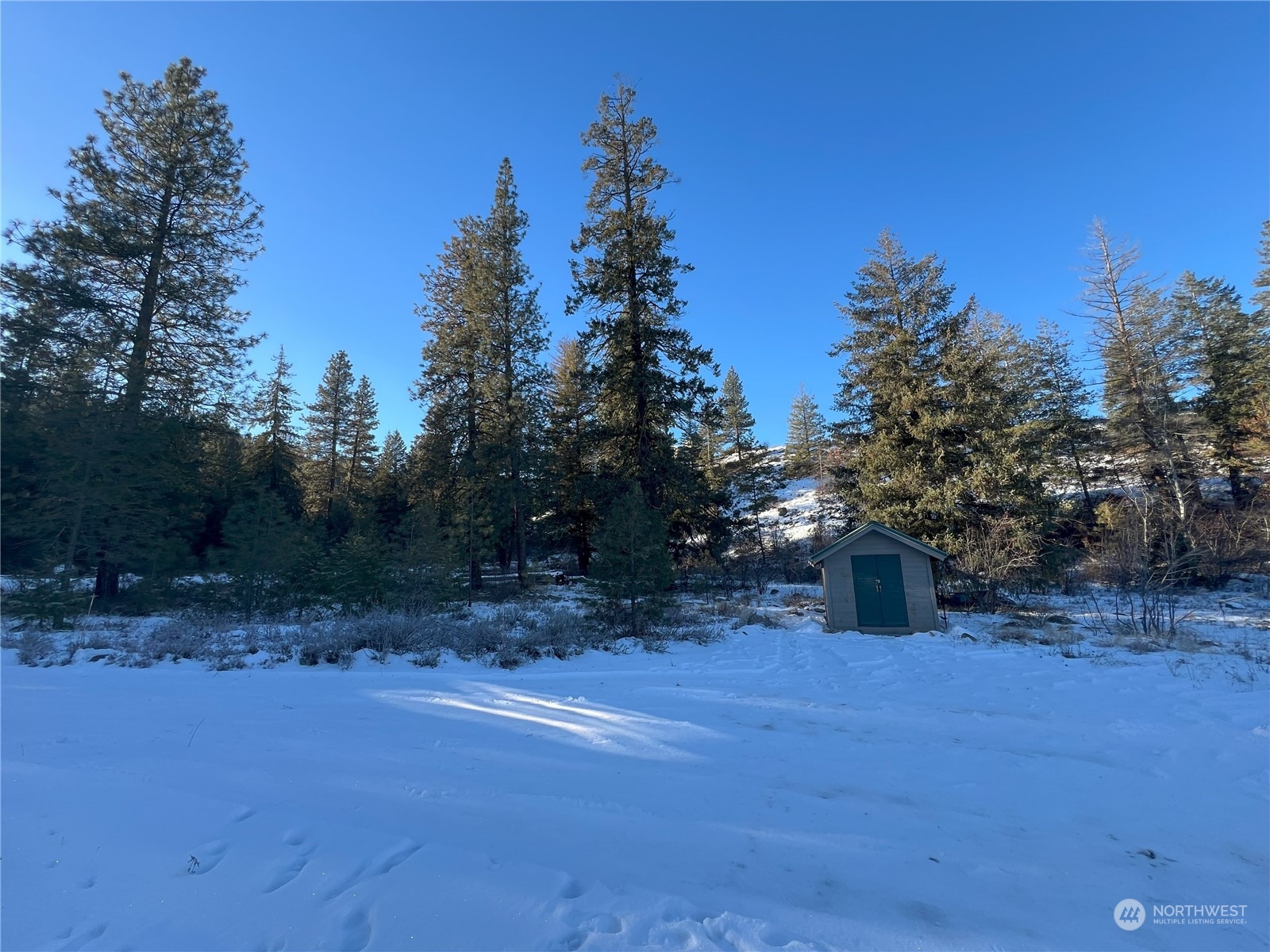 30 Left Fork Wolf Creek Road Winthrop, WA 98862 - Photo 32 of 40 a view of a house with a yard