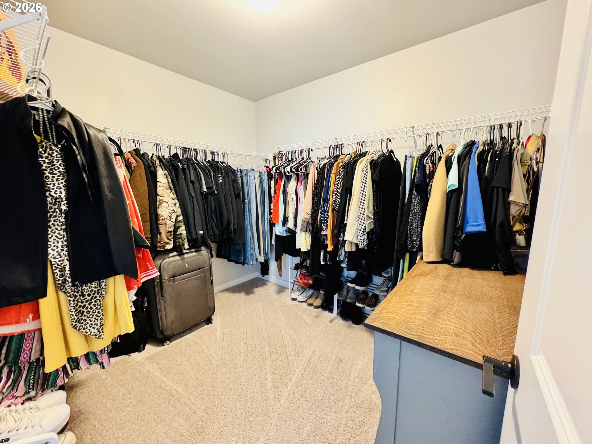 74969 Washington Lane Irrigon, OR 97844 - Photo 20 of 33 a view of walk in closet with clothes and shoes