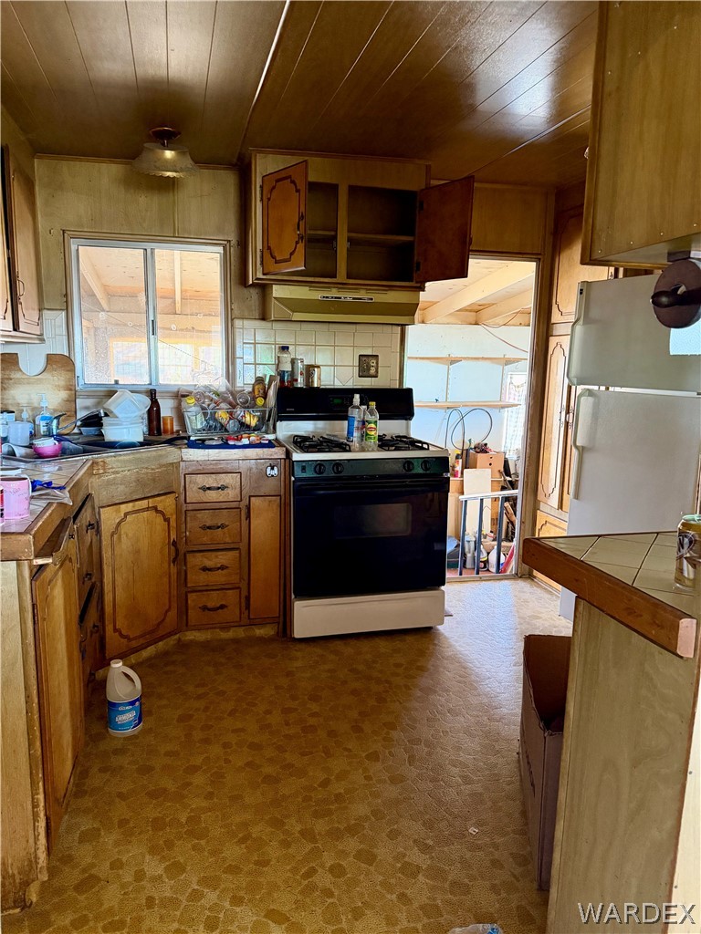 4360 Smoketree Road Golden Valley, AZ 86413 - Photo 10 of 20 Kitchen door leads out to enclosed patio