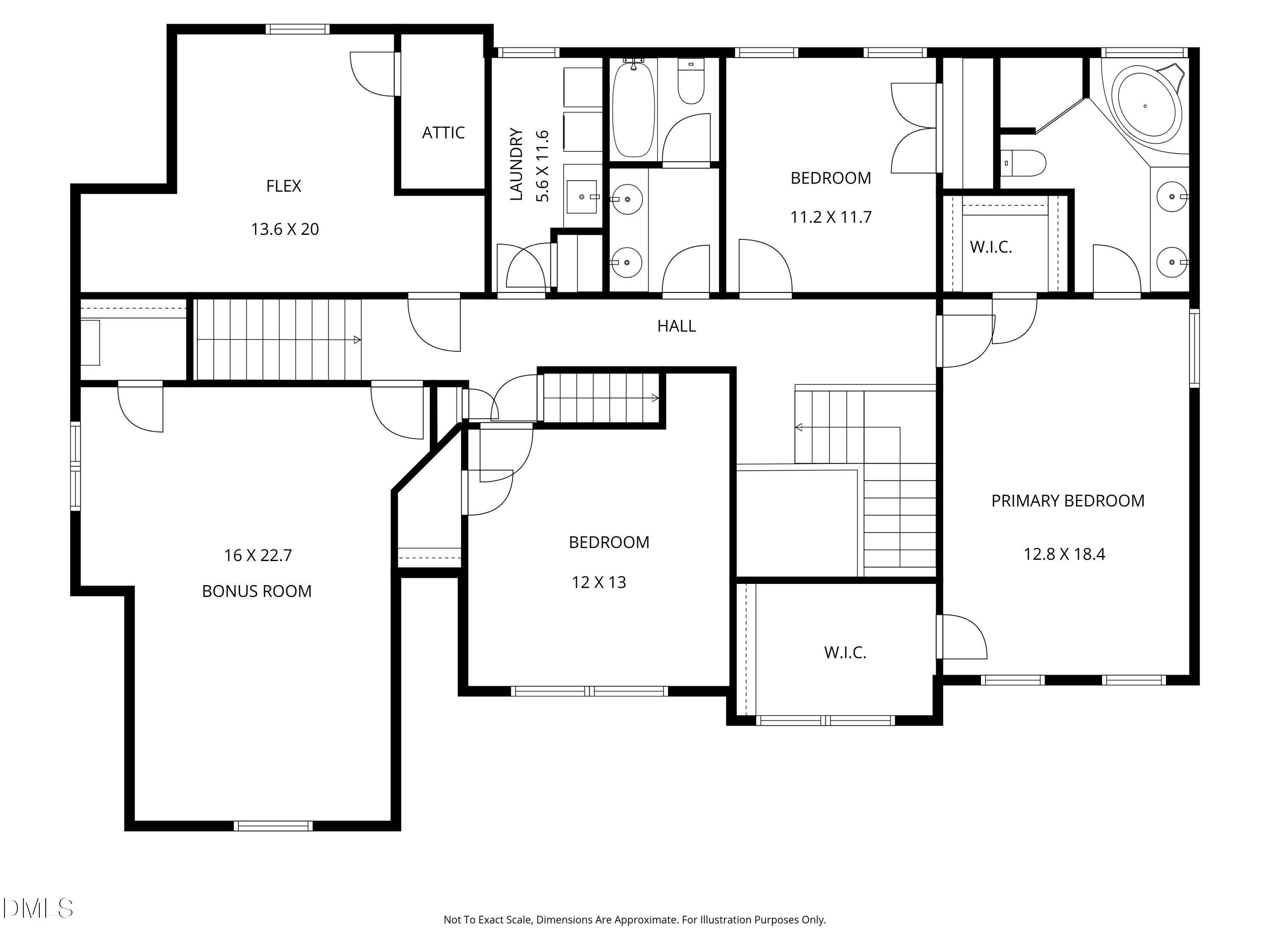 7219 Newport Avenue Raleigh, NC 27613 - Photo 27 of 54 2nd_floor_7219_newport_avenue_raleigh_wi