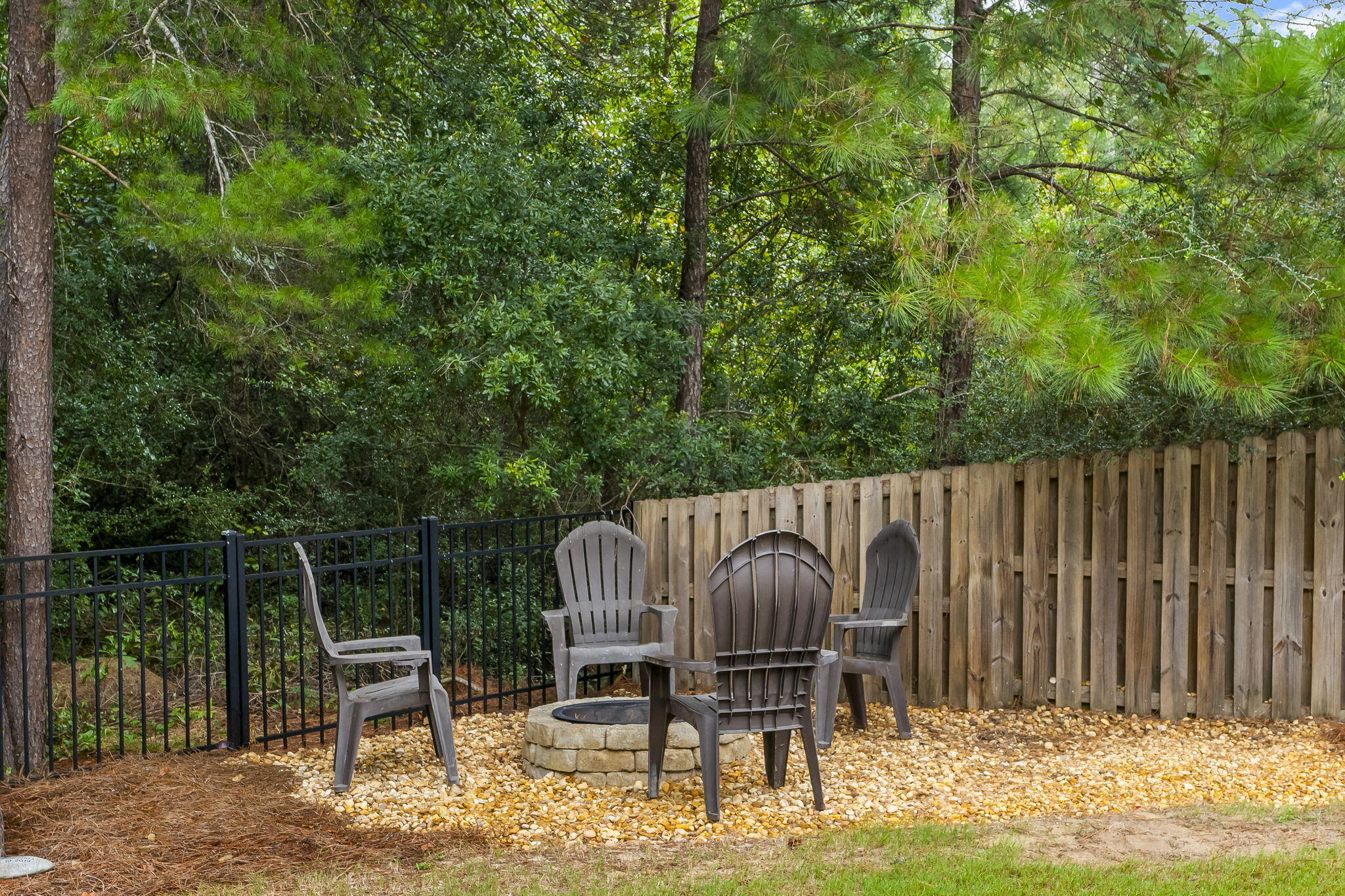 51 Leap Year Lane Freeport, FL 32439 - Photo 39 of 75 a view of chair and tables in the back yard