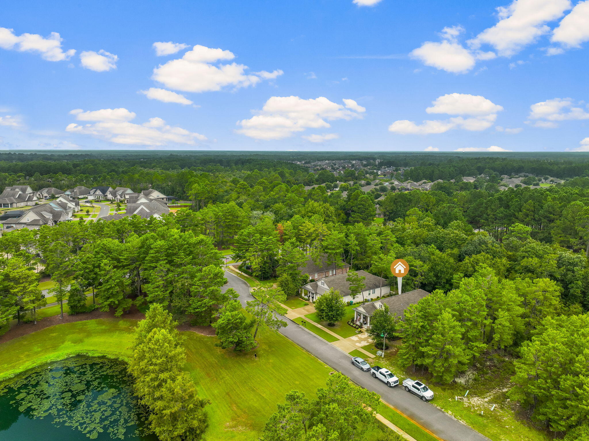51 Leap Year Lane Freeport, FL 32439 - Photo 44 of 75 a view of a lake with a houses