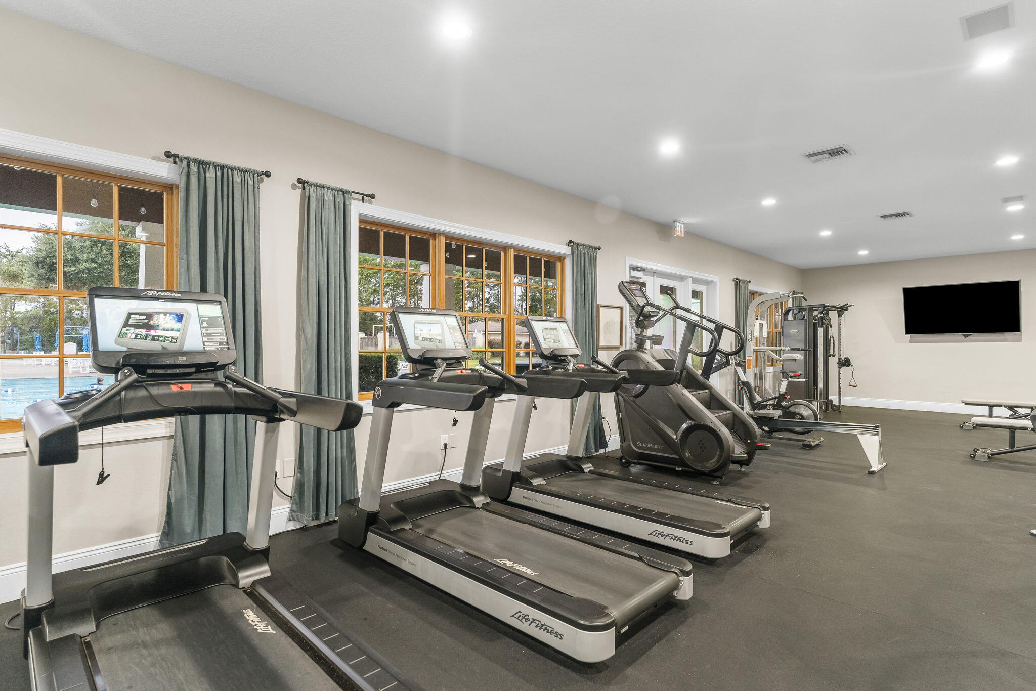 51 Leap Year Lane Freeport, FL 32439 - Photo 70 of 75 a view of a room with gym equipment