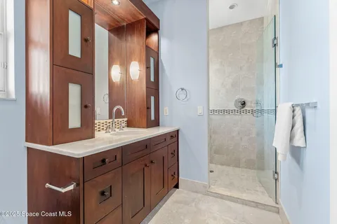 a view of sky from a balcony