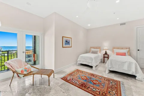 a view of city from a balcony