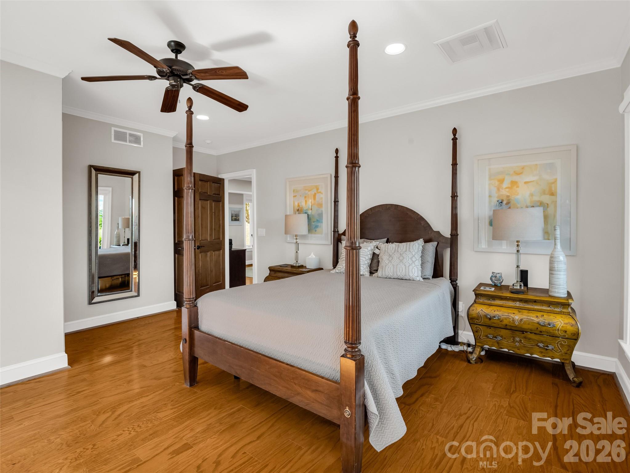 2435 Deep Gap Farm Road East Mill Spring, NC 28756 - Photo 32 of 42 a bedroom with bed and window