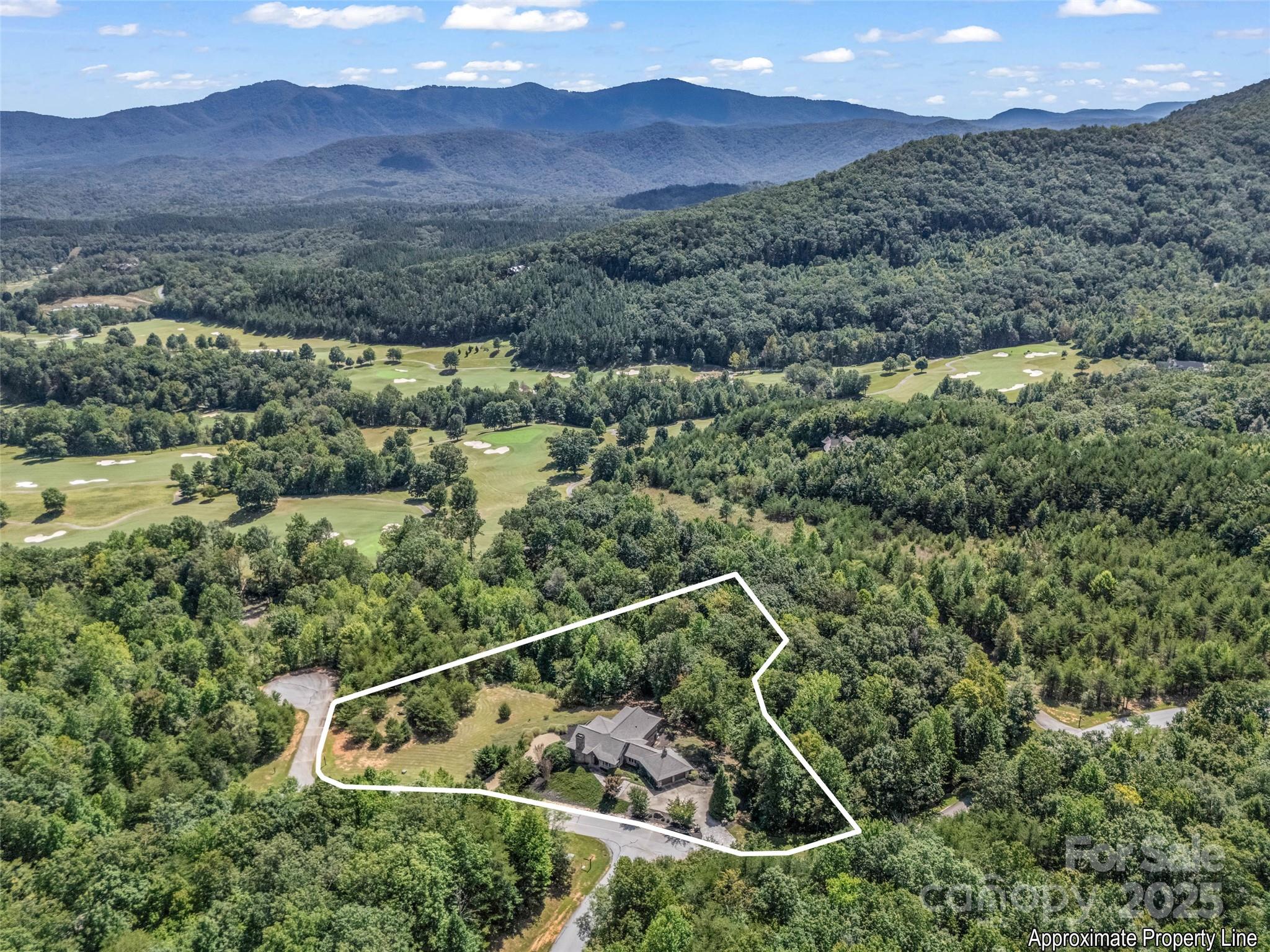 2435 Deep Gap Farm Road East Mill Spring, NC 28756 - Photo 44 of 44 an aerial view of house with yard