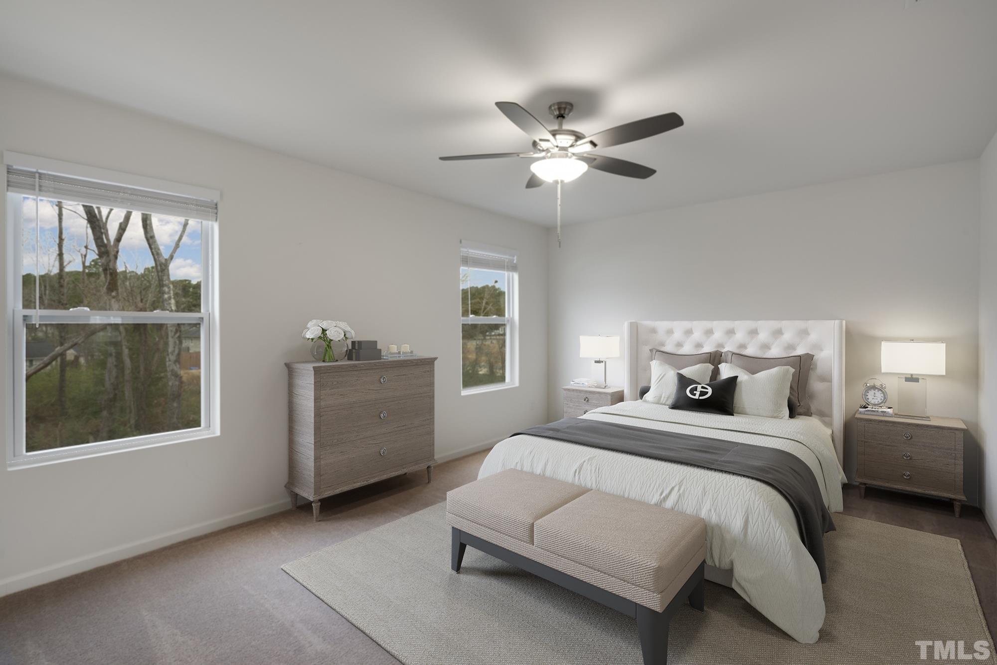 309 Connect Drive Wendell, NC 27591 - Photo 22 of 29 a bedroom with a bed and a window