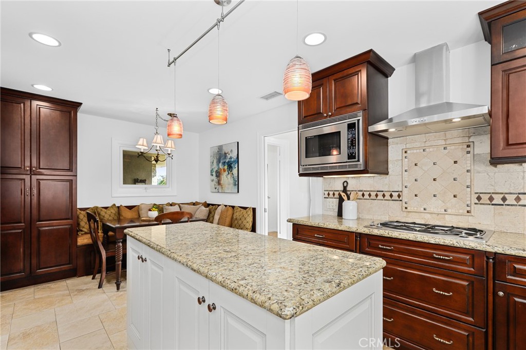 190 Lilac Lane Brea, CA 92823 - Photo 35 of 72 a kitchen with granite countertop a sink stainless steel appliances and cabinets