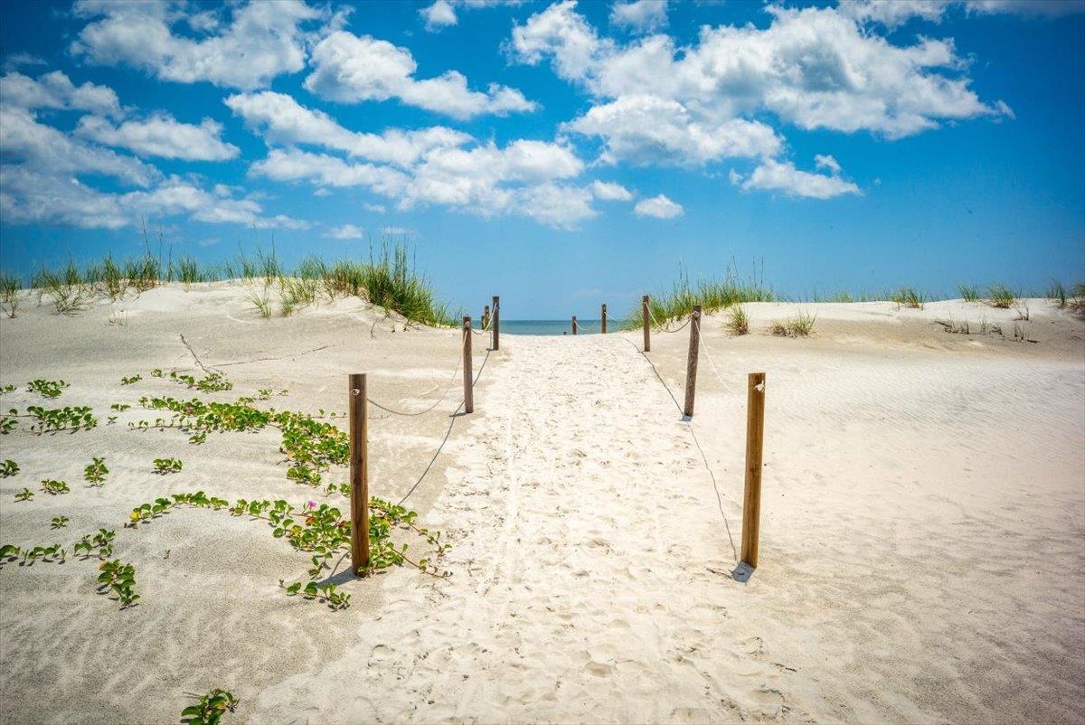 2 Dondanville Road, Unit 115 St. Augustine, FL 32080 - Photo 34 of 36 a view of a beach with a yard