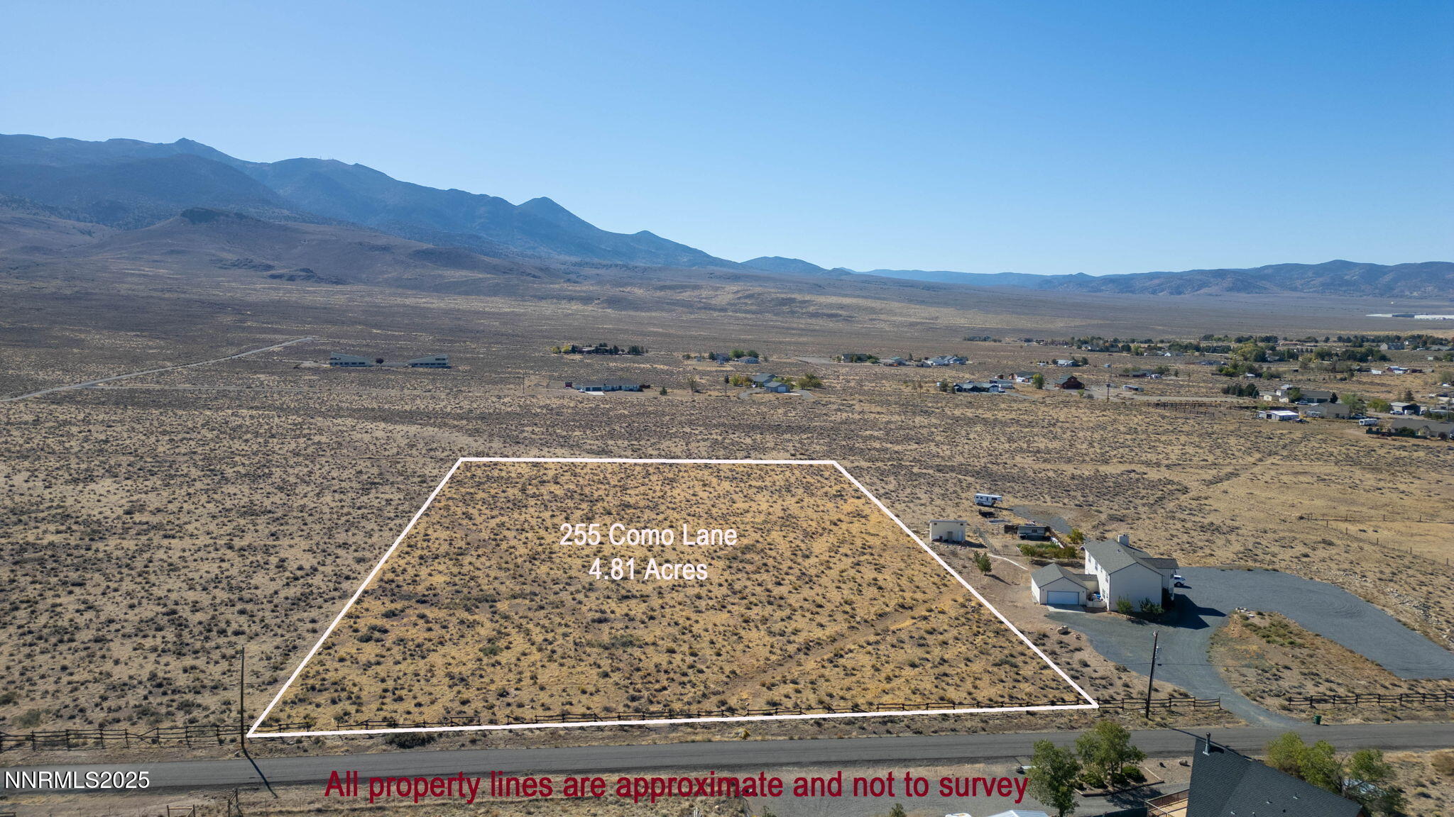 255 Como Lane Dayton, NV 89403 - Photo 5 of 15 a view of a dry yard with mountain