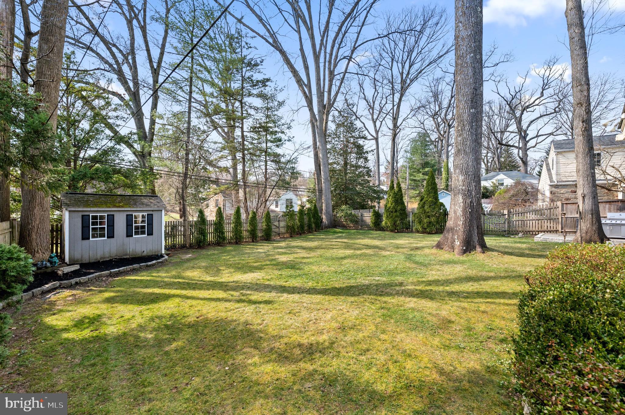 5 Briar Road Wayne, PA 19087 - Photo 35 of 36 Level Backyard with Lots of Recreation Space