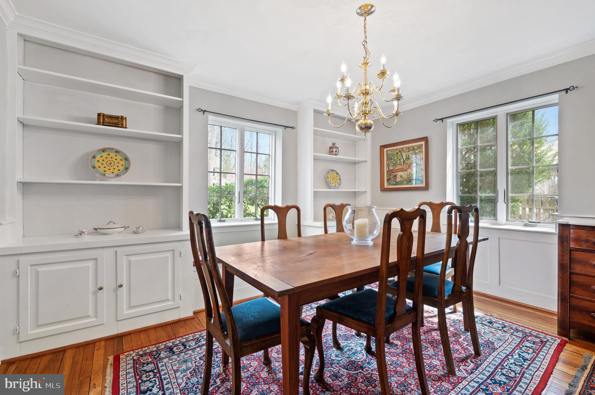 5 Briar Road Wayne, PA 19087 - Photo 5 of 36 Dining Area with Built-In Cabinetry