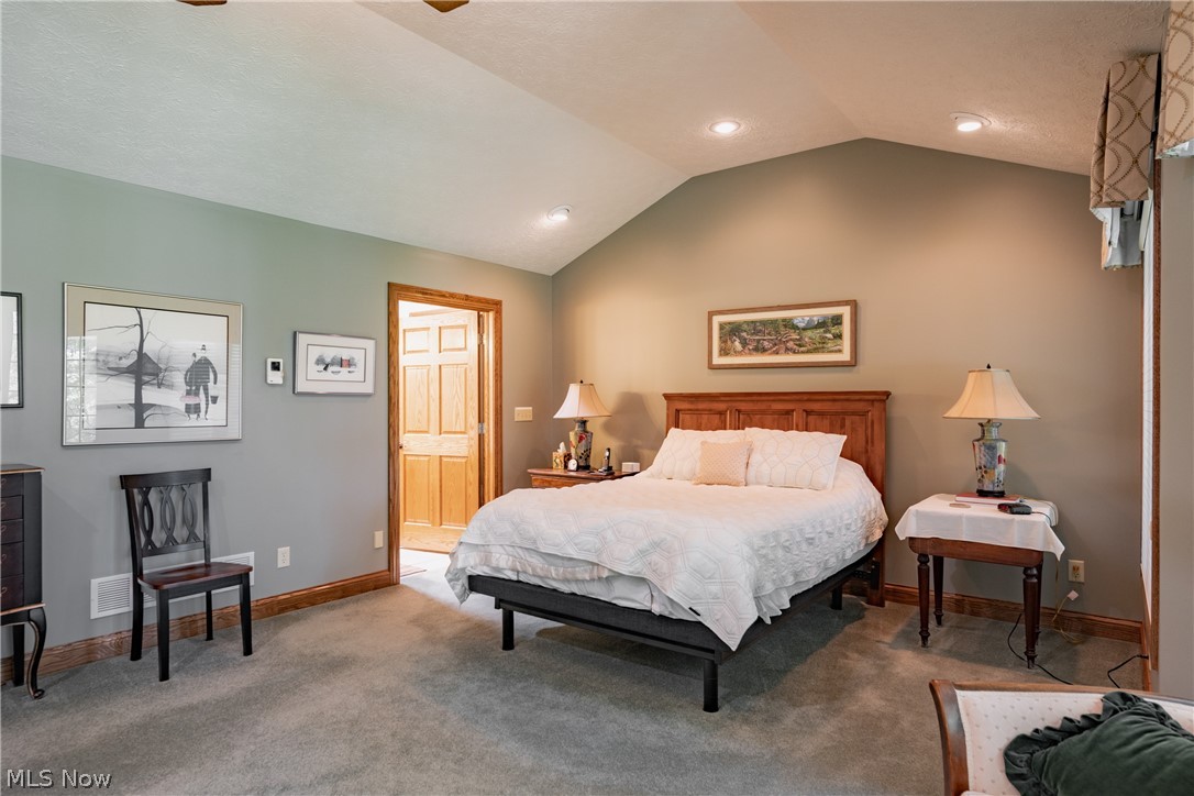 3908 River Road Vienna, WV 26105 - Photo 20 of 48 Master Suite is a spacious 117x13 with a vaulted ceiling