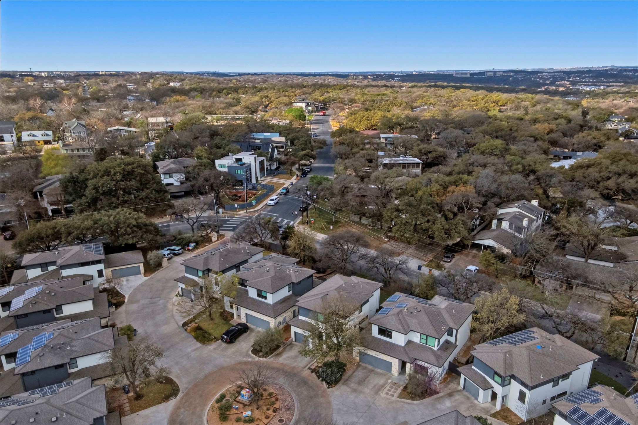 1303 Azie Morton Road, Unit 3 Austin, TX 78704 - Photo 24 of 24 an aerial view of multiple house