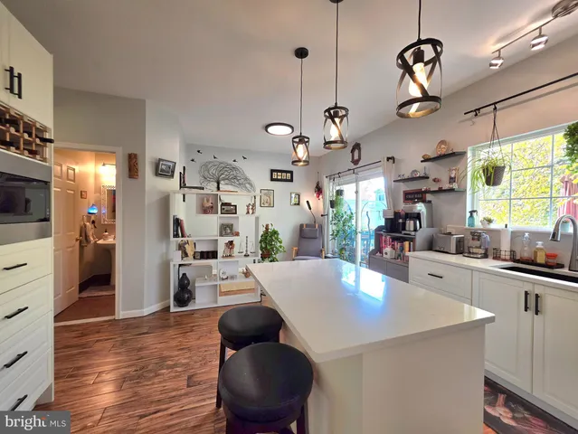 a view of a dining room and livingroom view