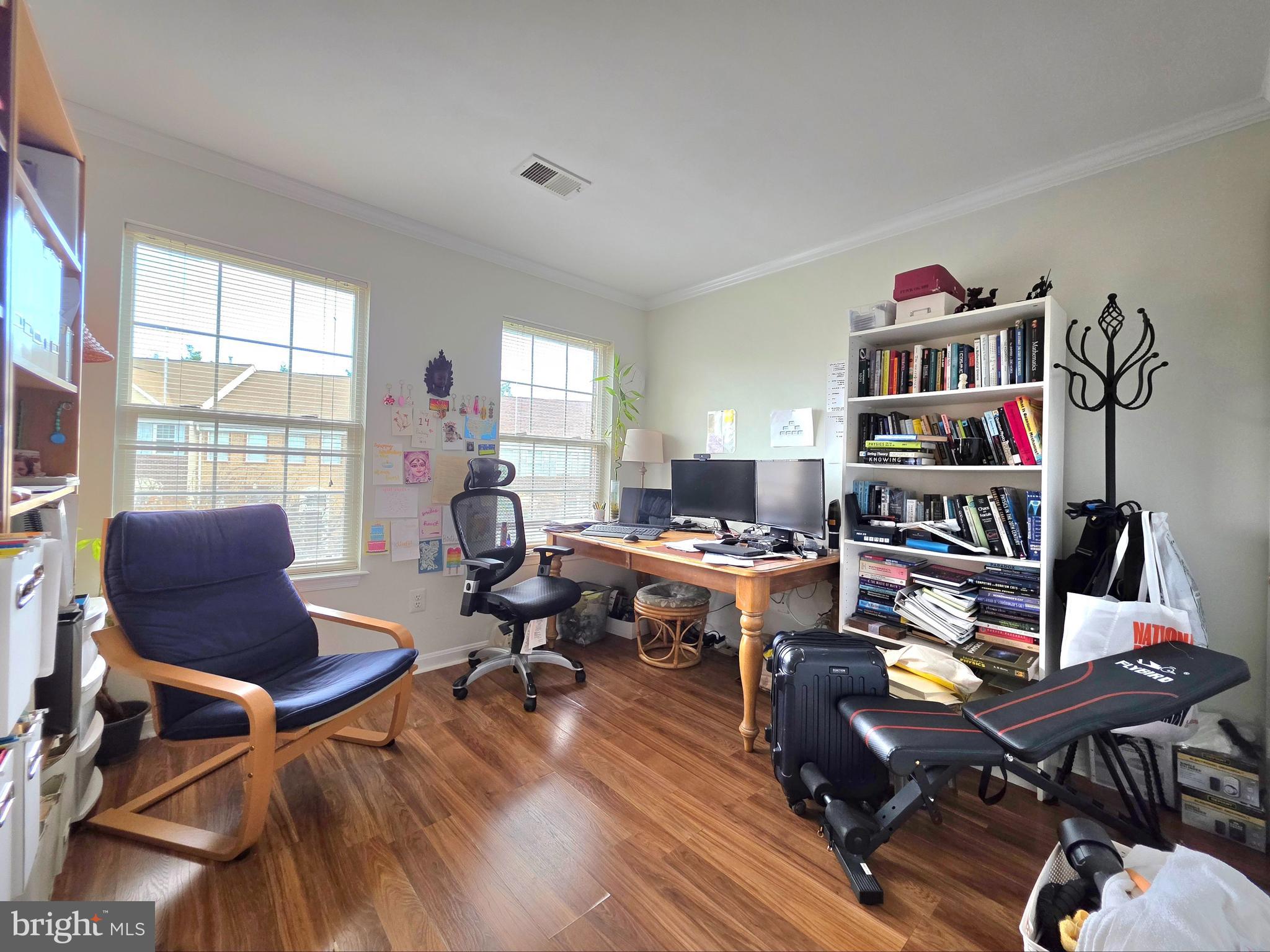 2826 Roesh Way Vienna, VA 22181 - Photo 25 of 36 a workspace with furniture hardwood and a window