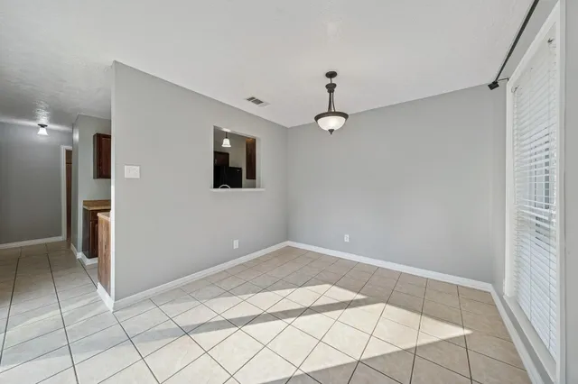 a view of an empty room