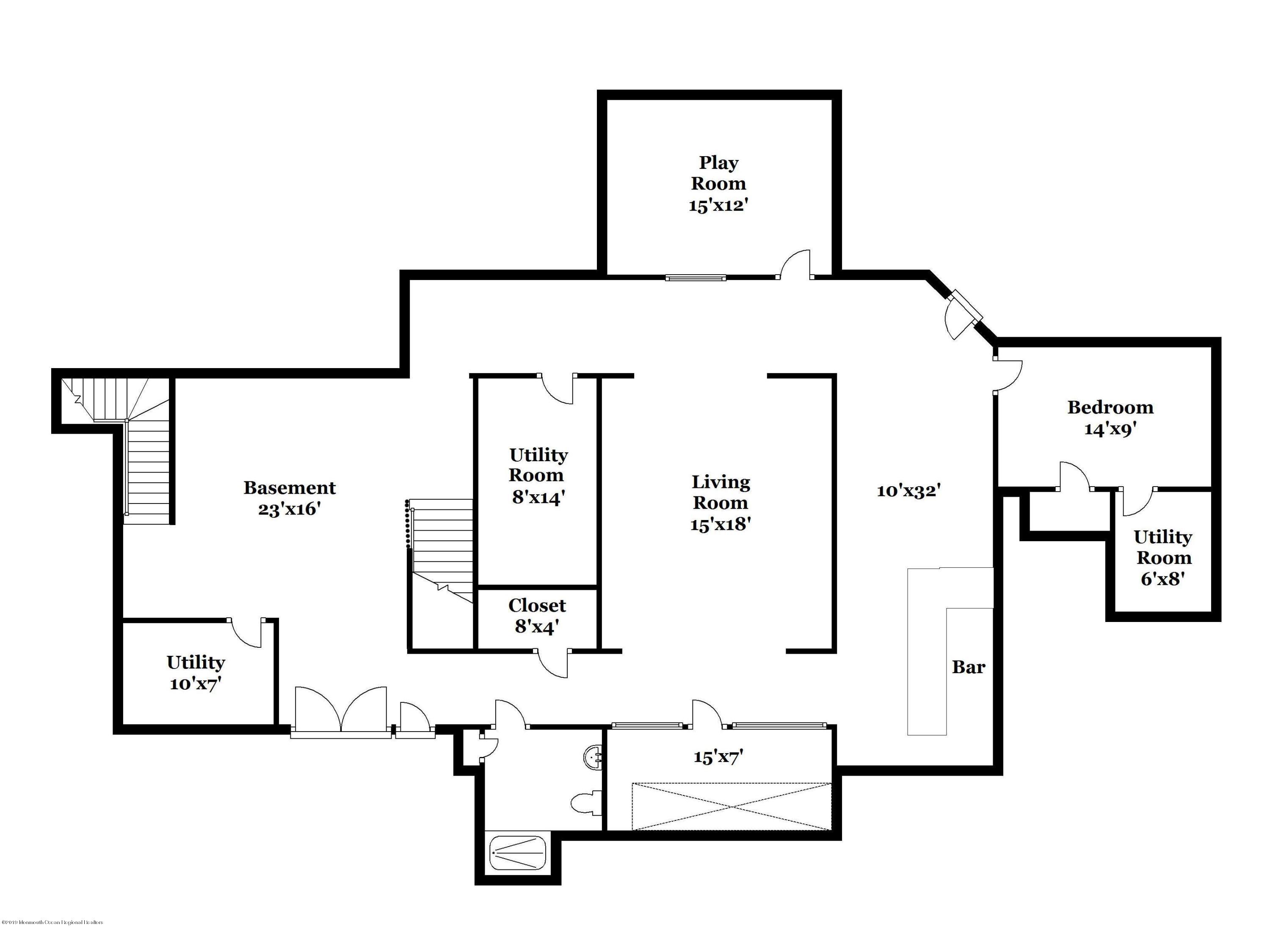4 Hanging Rock Road Freehold, NJ 07728 - Photo 48 of 49 floorplan-lower-177528