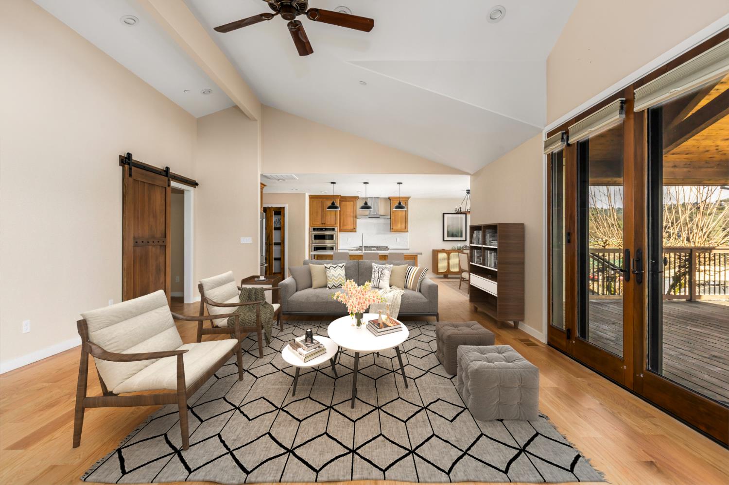 13859 Ginger Loop Penn Valley, CA 95946 - Photo 12 of 50 a living room with furniture a rug and white walls