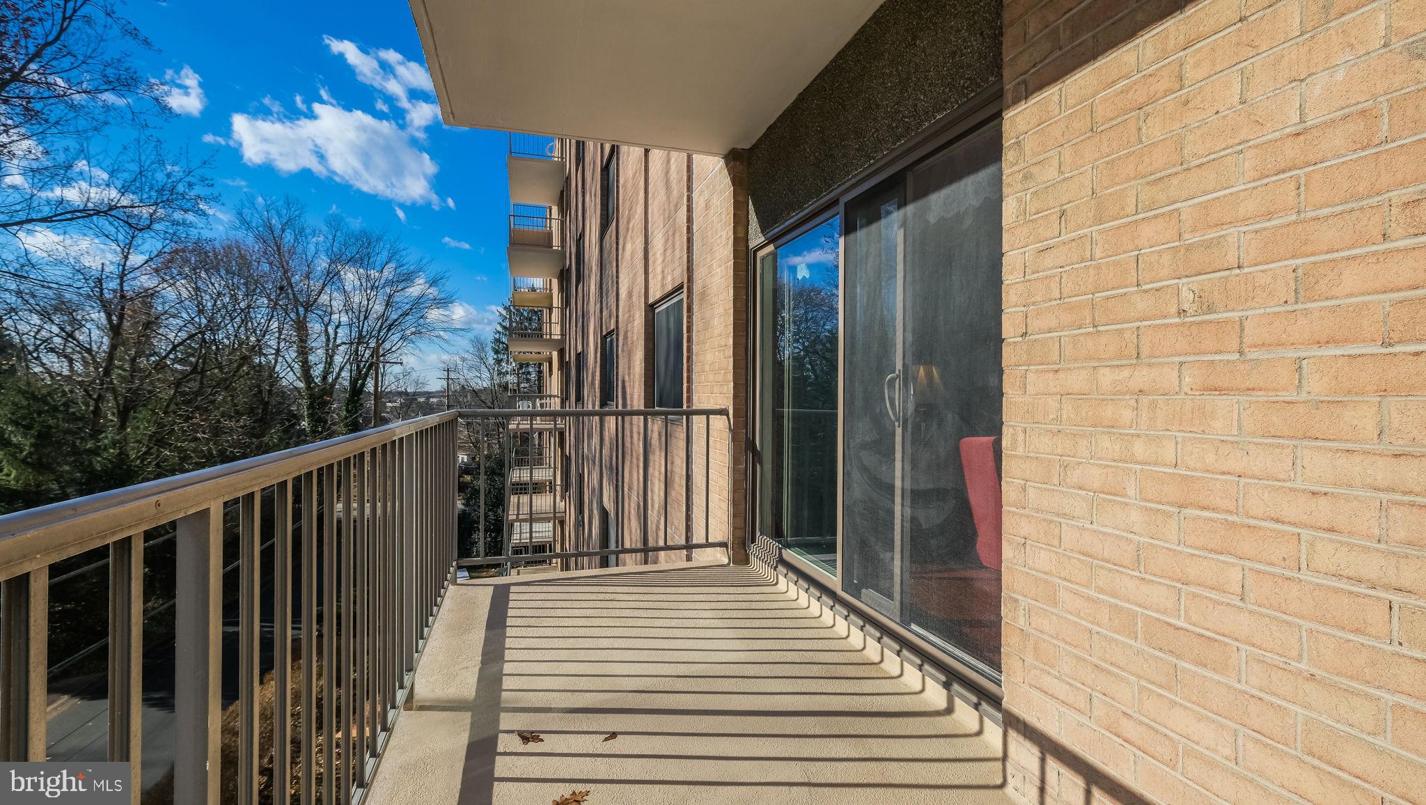 501 North Providence Road, Unit 415 Media, PA 19063 - Photo 25 of 27 Large balcony
