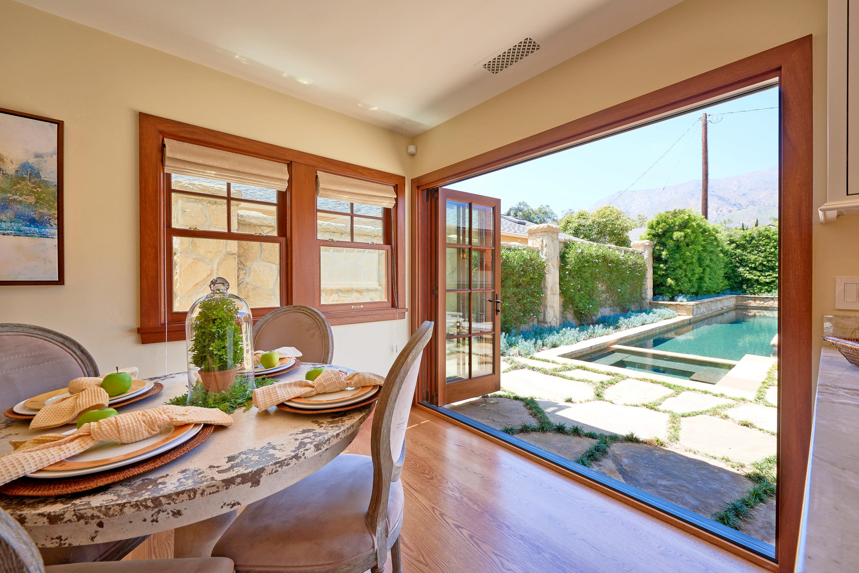 2162 East Valley Road Montecito, CA 93108 - Photo 8 of 17 3PanelAcordianDoor