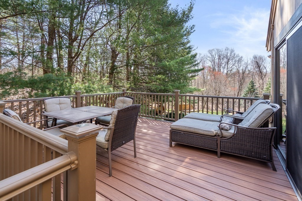 6 Crestwood Road North Reading, MA 01864 - Photo 25 of 36 a view of a roof deck with furniture