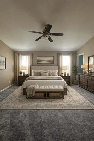 a bathroom with a bathtub sink and mirror