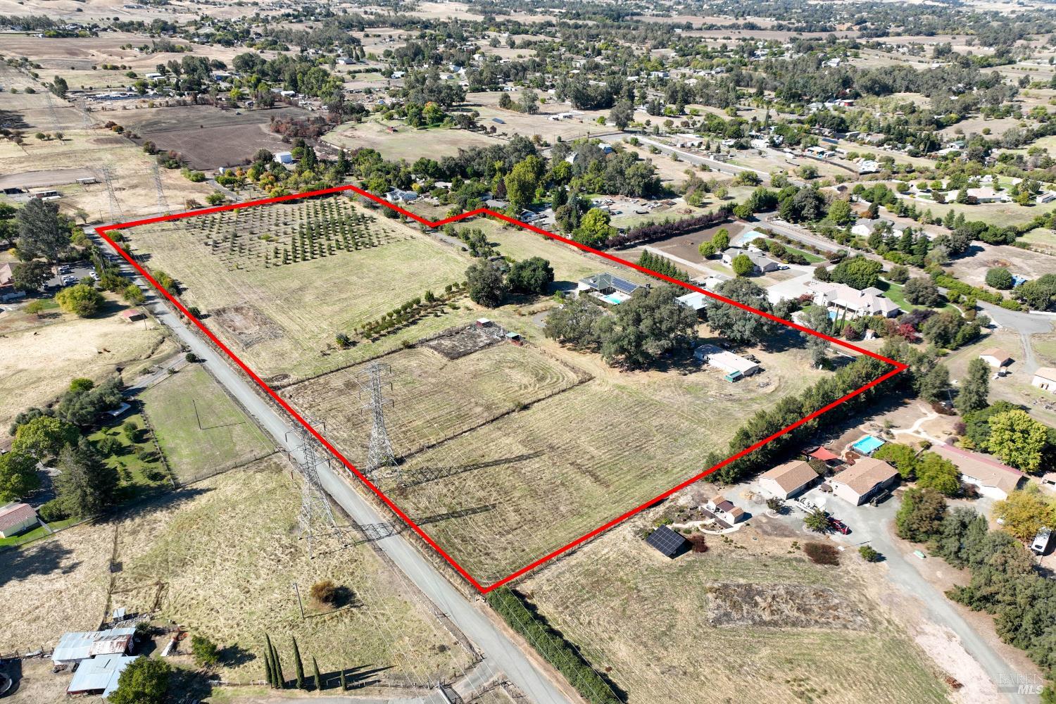 7208 Browns Valley Road Vacaville, CA 95688 - Photo 62 of 64 an aerial view of residential houses with outdoor space