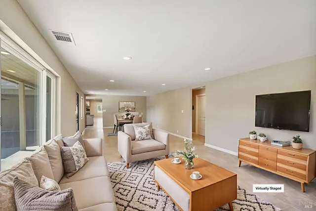 a view of empty room