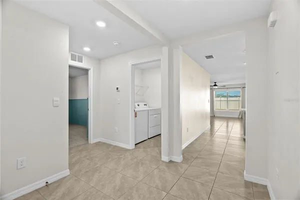 a view of an empty room
