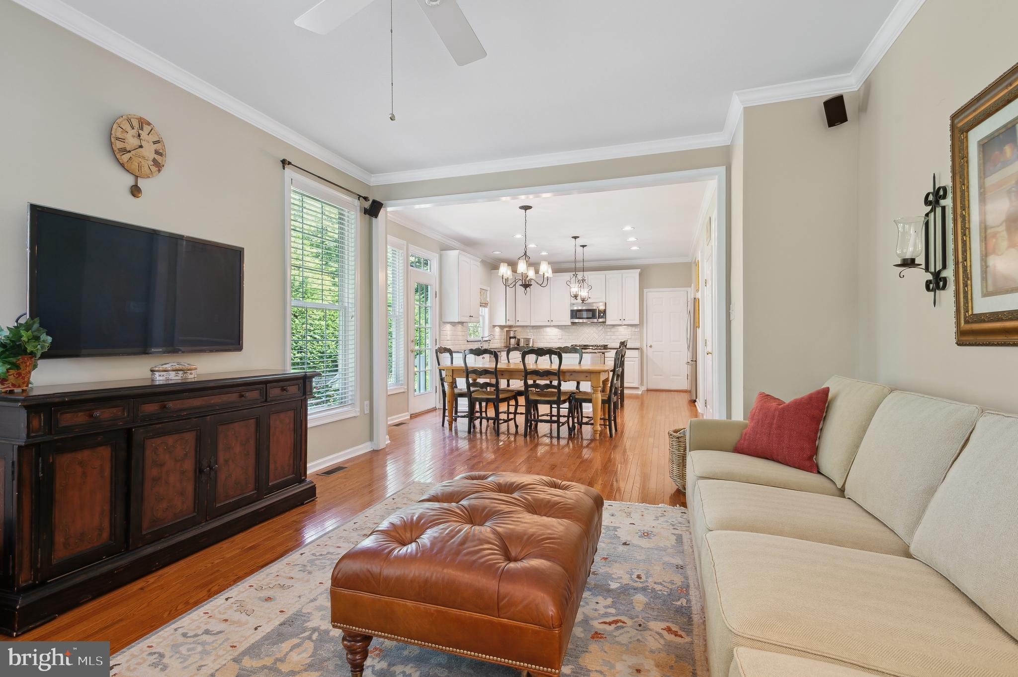 55 Avalon Road Pennington, NJ 08534 - Photo 19 of 39 Family Room into Kitchen