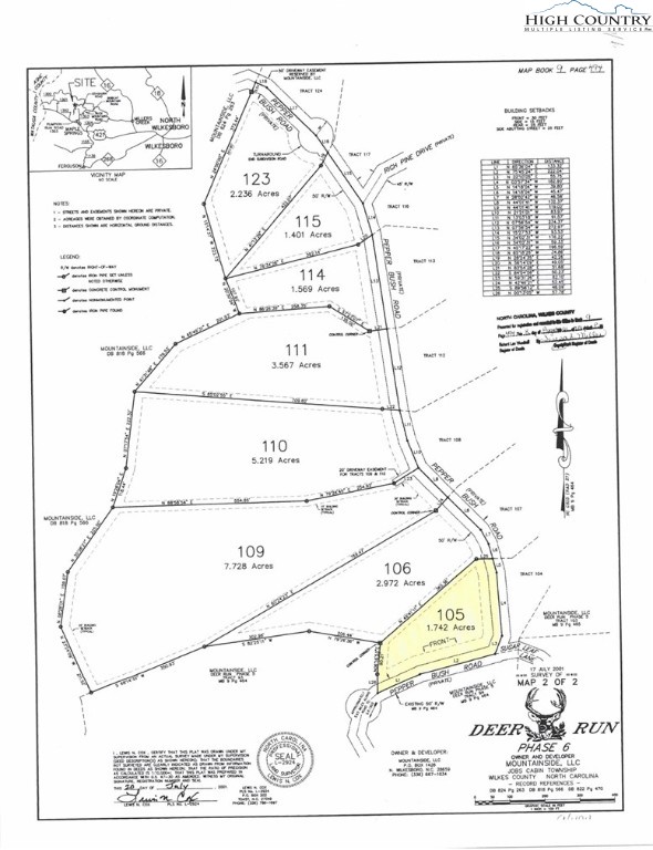 Lot 105 Pepper Bush Road Purlear, NC 28665 - Photo 10 of 37 view of a black and white photo