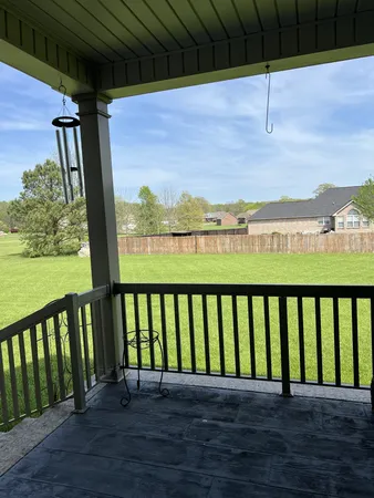 a view of a porch