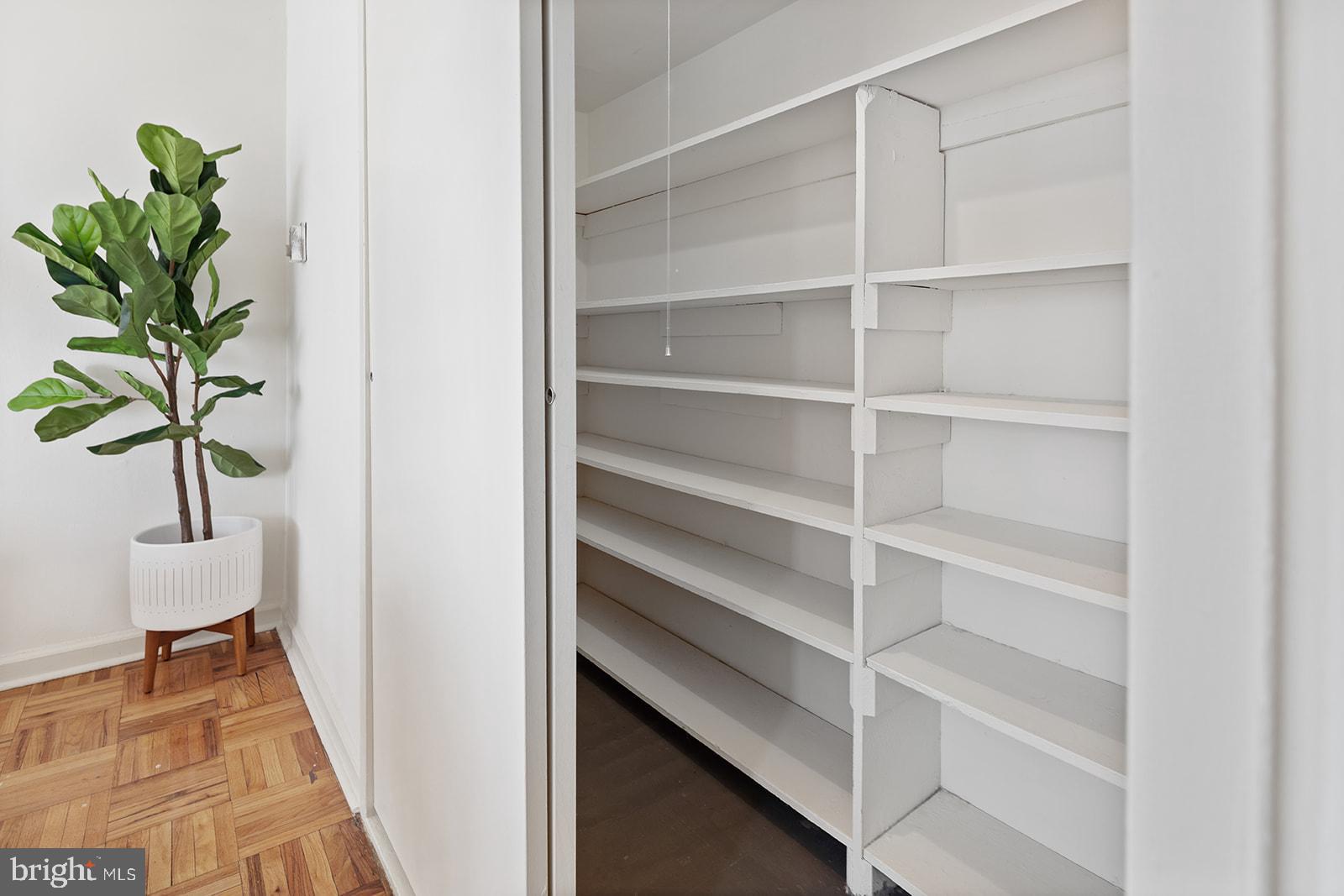 2201 Pennsylvania Avenue, Unit 808 Philadelphia, PA 19130 - Photo 9 of 45 a view of walk in closet with empty racks